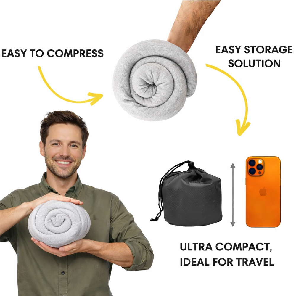 StrideSafe™ Nackenkissen – Schlafen Sie sicher und bequem!