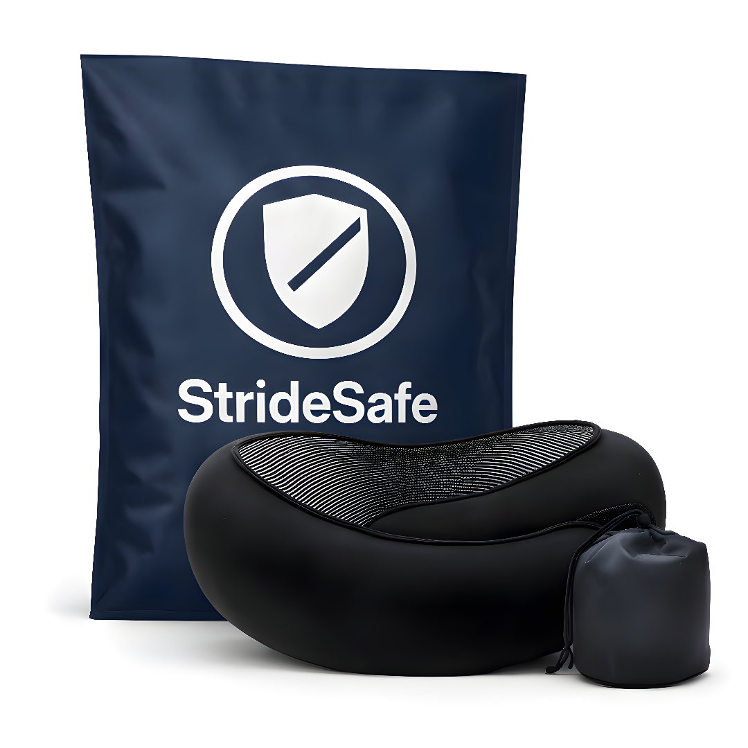 StrideSafe™ Nackenkissen – Schlaf sicher und bequem!