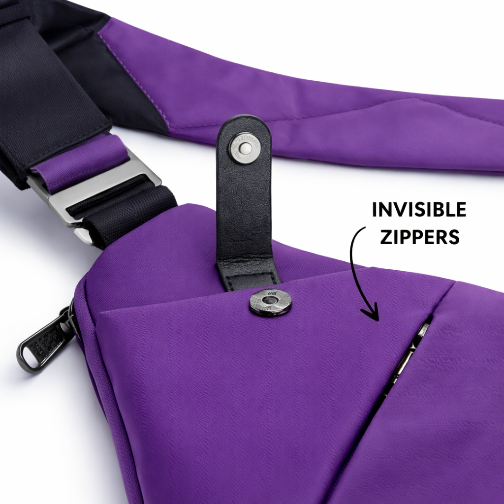 StrideSafe™ Anti-Diebstahl-Schultertasche